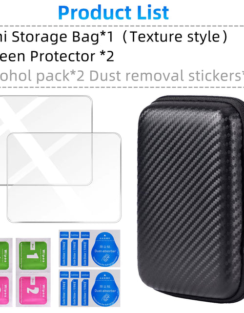 Load image into Gallery viewer, Glass+Bag for R36S/R35S Screen Protector Tempered Glass Film &amp; EVA Portable Storage Case R36S Console Protector Accessories Set
